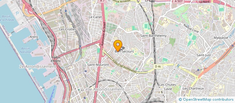 localisation de l'entreprise ADHESERVICES à MARSEILLE