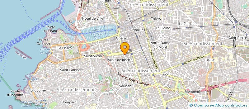 localisation de l'entreprise ADHESIF COUPE SERVICE à MARSEILLE