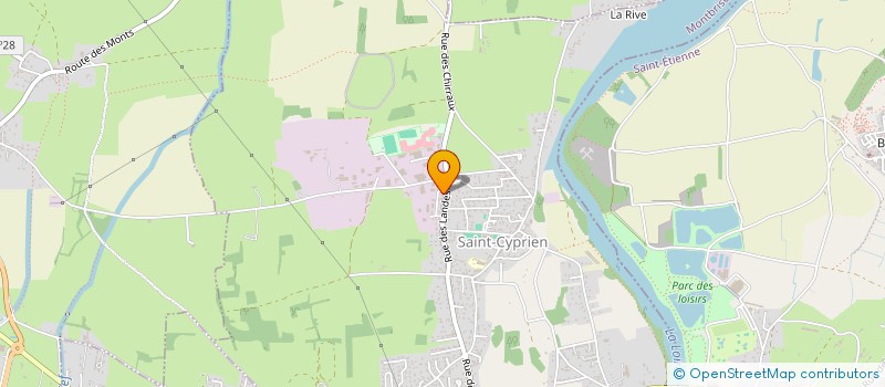 localisation de l'entreprise ADHESIFCO  SAINT-CYPRIEN