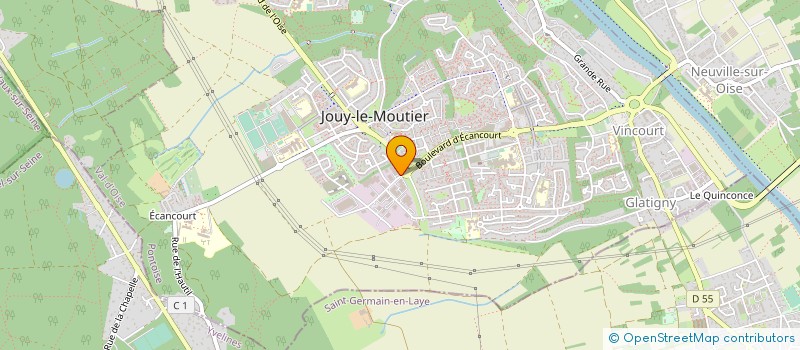 localisation de l'entreprise ADHESIFS TECHNIQUES à JOUY-LE-MOUTIER