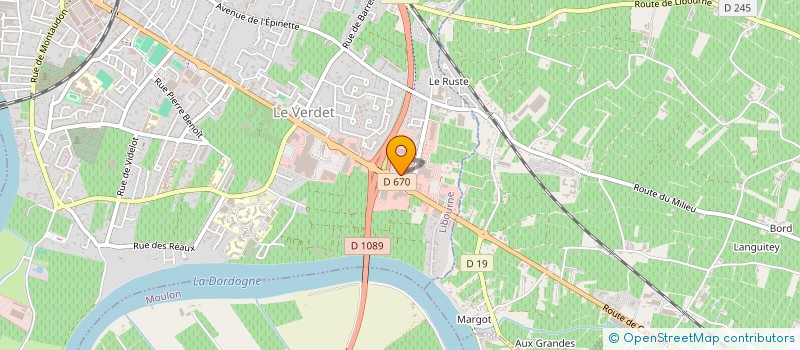 localisation de l'entreprise ADHESIGN à LIBOURNE