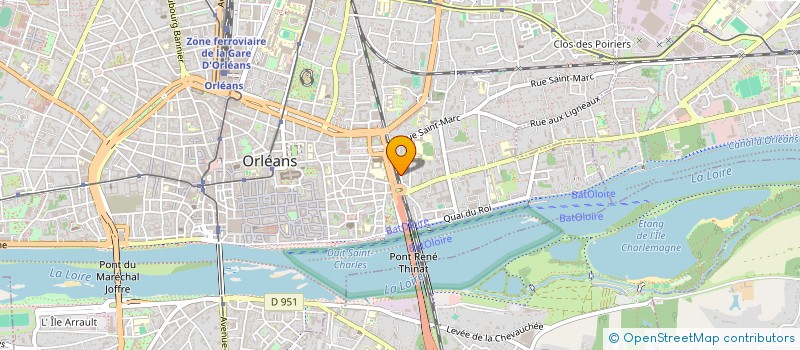 localisation de l'entreprise ADHESIMAGE SARL à ORLEANS