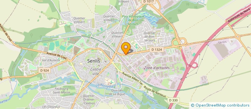localisation de l'entreprise ADHESIONXTREME à SENLIS