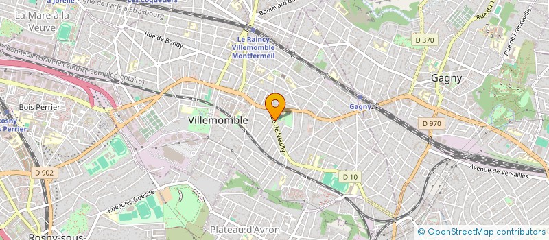 localisation de l'entreprise ADHETIQ à VILLEMOMBLE