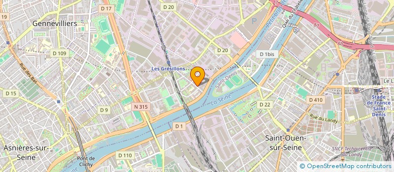 localisation de l'entreprise ADHEYO  ASNIERES-SUR-SEINE