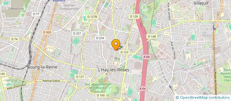 localisation de l'entreprise ADHL CAPITAL  L'HAY-LES-ROSES