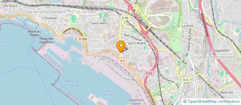 localisation de l'entreprise ADHOC - VISION à MARSEILLE