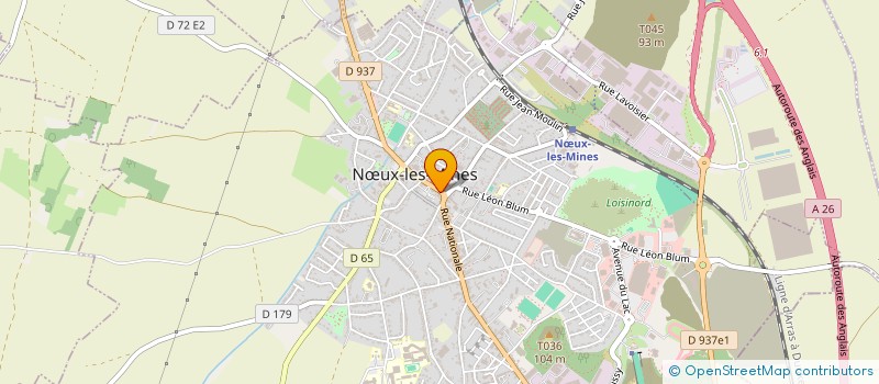 localisation de l'entreprise ADHR  NUX-LES-MINES