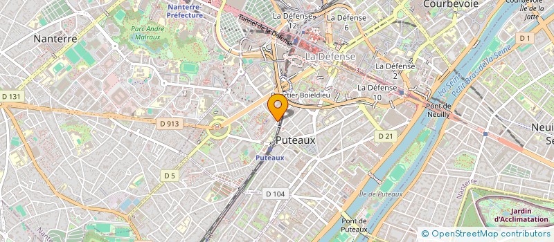 localisation de l'entreprise ADHV&CO  PUTEAUX