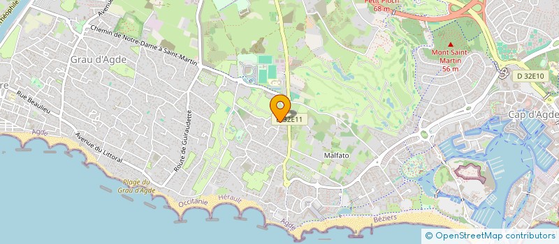 localisation de l'entreprise ADHYATMA  AGDE