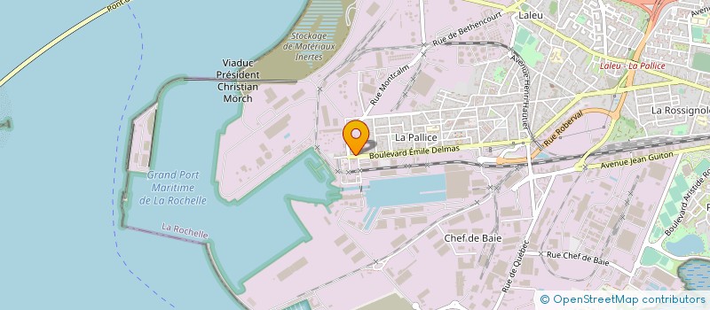 localisation de l'entreprise ADI à LA ROCHELLE