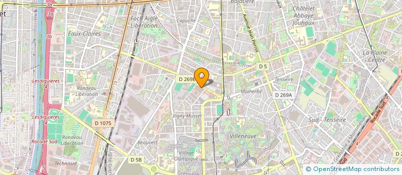 localisation de l'entreprise ADI  GRENOBLE