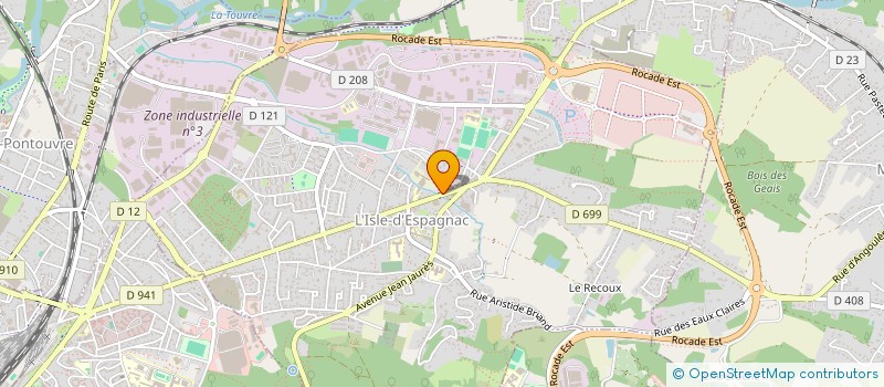 localisation de l'entreprise ADI à L'ISLE-D'ESPAGNAC