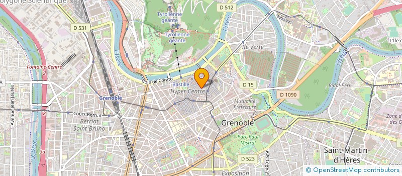 localisation de l'entreprise ADI à GRENOBLE
