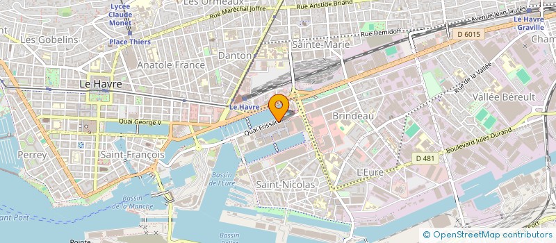 localisation de l'entreprise ADI 76  LE HAVRE