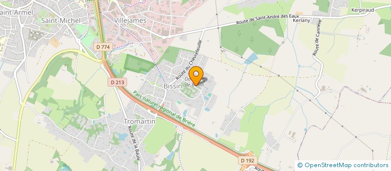 localisation de l'entreprise ADI  GUERANDE