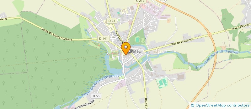 localisation de l'entreprise ADI  SYLVAINS-LES-MOULINS