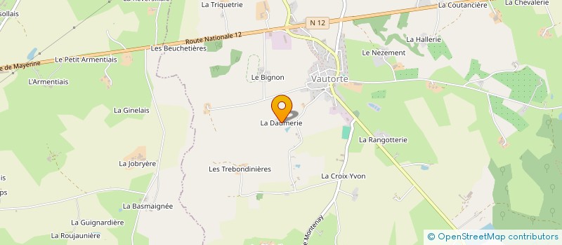 localisation de l'entreprise ADI à VAUTORTE