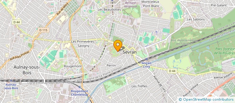 localisation de l'entreprise ADI à SEVRAN