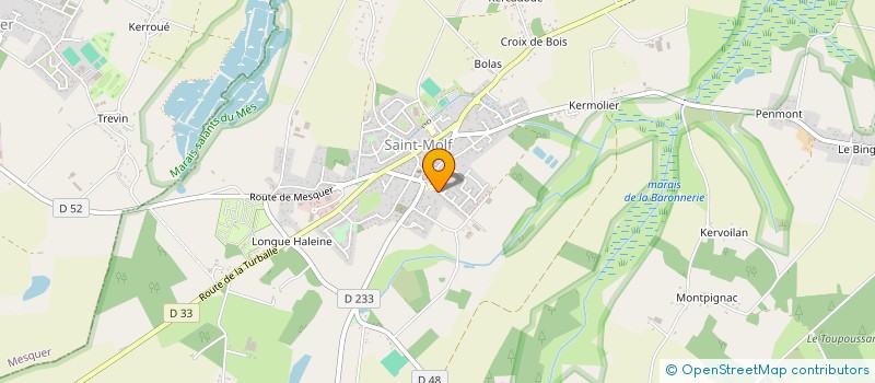 localisation de l'entreprise ADI AMS à SAINT-MOLF