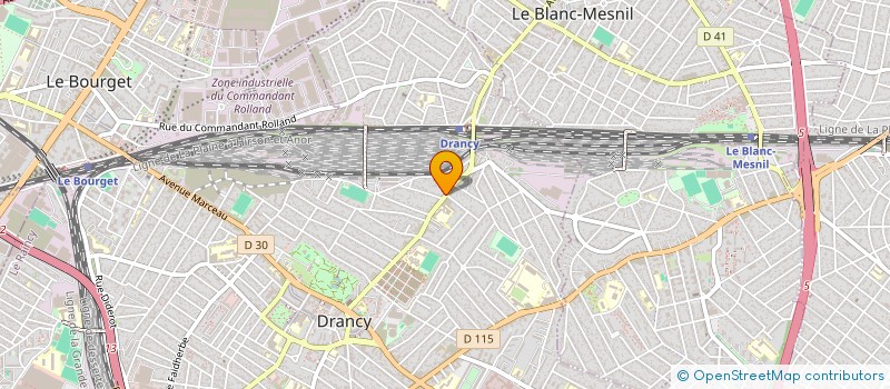 localisation de l'entreprise ADI BAT à DRANCY