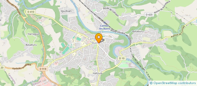 localisation de l'entreprise ADI BIDE à CAMBO-LES-BAINS