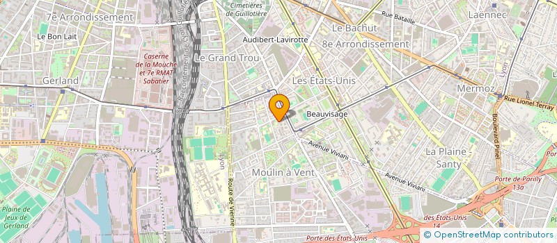 localisation de l'entreprise ADI BRUNO ELECT  VENISSIEUX