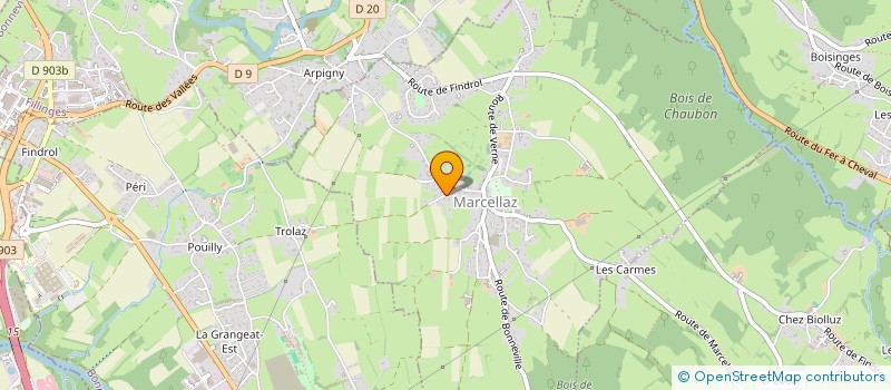 localisation de l'entreprise ADI CONSEIL  MARCELLAZ