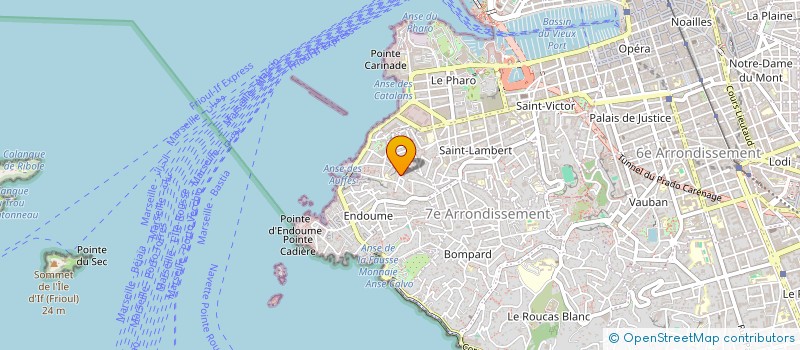 localisation de l'entreprise ADI CONSULTANTS  MARSEILLE