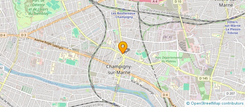 localisation de l'entreprise ADI EVENTS à CHAMPIGNY-SUR-MARNE
