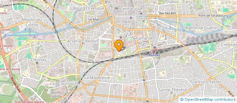 localisation de l'entreprise ADI-FAMILY à RENNES