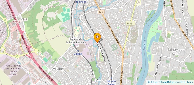 localisation de l'entreprise ADI FERMETURES à CORBEIL-ESSONNES