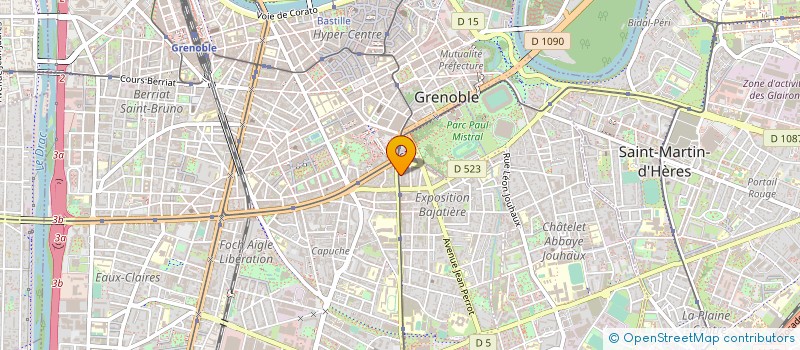 localisation de l'entreprise ADI-MEDIA à GRENOBLE