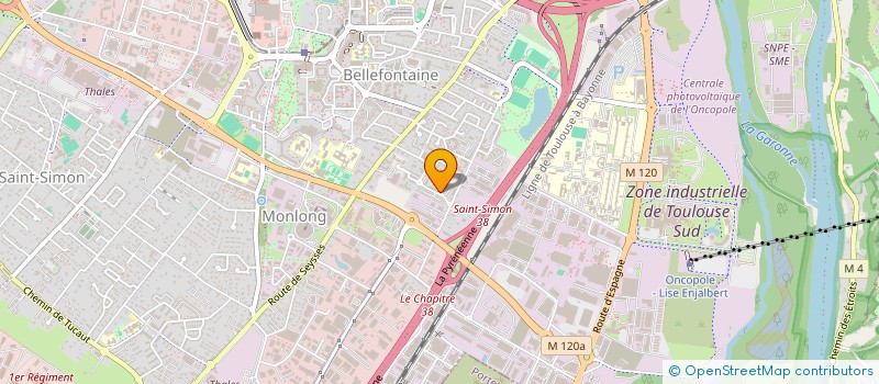 localisation de l'entreprise ADI NOUVELLE à TOULOUSE