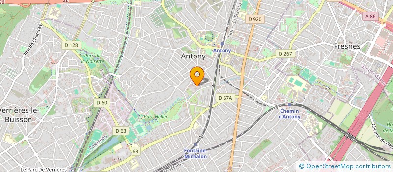 localisation de l'entreprise ADI RESTO à ANTONY
