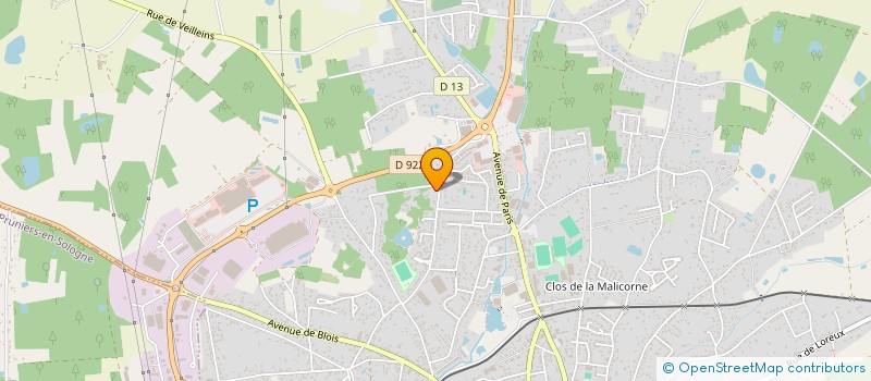 localisation de l'entreprise ADI TRANSPORTS 41  ROMORANTIN-LANTHENAY