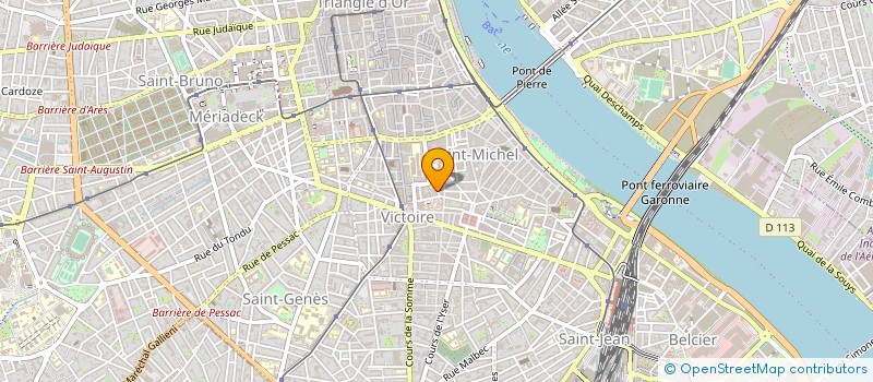 localisation de l'entreprise ADI TRAVAIL TEMPORAIRE à BORDEAUX