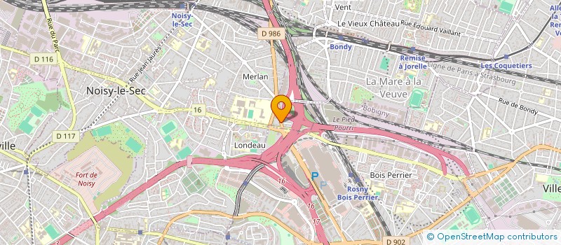 localisation de l'entreprise ADIA à NOISY-LE-SEC