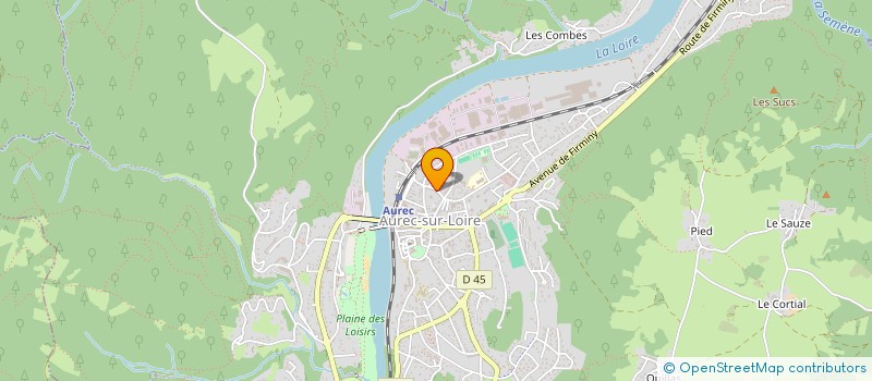 localisation de l'entreprise ADIAB à AUREC-SUR-LOIRE