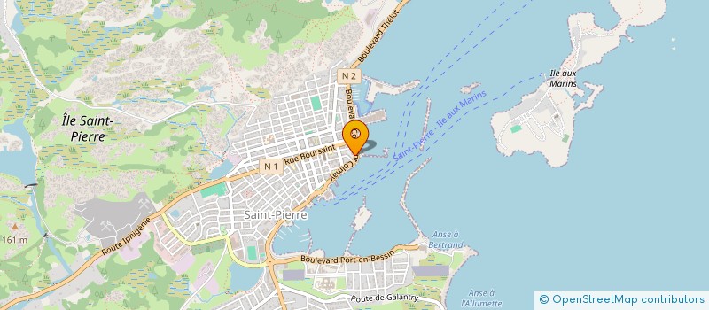 localisation de l'entreprise ADIACAL à SAINT-PIERRE