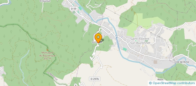 localisation de l'entreprise ADIAG EXPERTISES à SAINT-FLORENT-SUR-AUZONNET