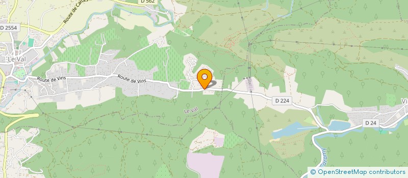 localisation de l'entreprise ADIAM  LE VAL