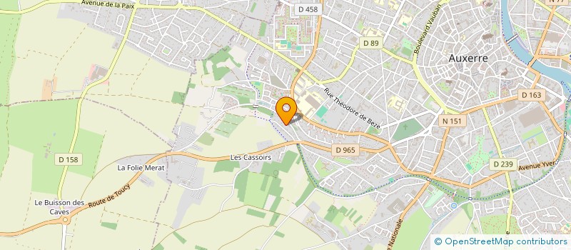 localisation de l'entreprise ADIAMOS - 89 à AUXERRE