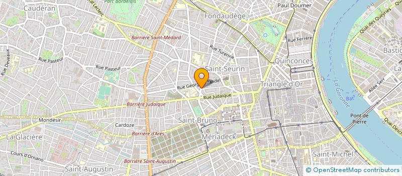 localisation de l'entreprise ADIANT'HOME à BORDEAUX