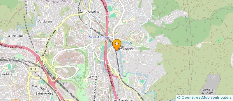 localisation de l'entreprise ADIB à MARSEILLE 15