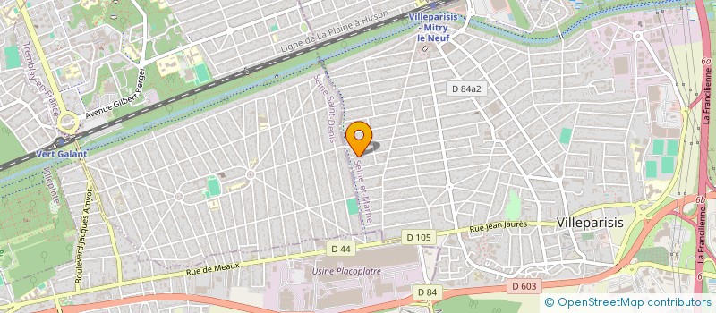 localisation de l'entreprise ADIB FORVEILLE à VILLEPARISIS