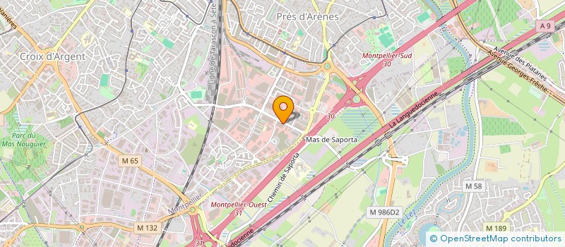 localisation de l'entreprise ADIBILLON 34 à MONTPELLIER