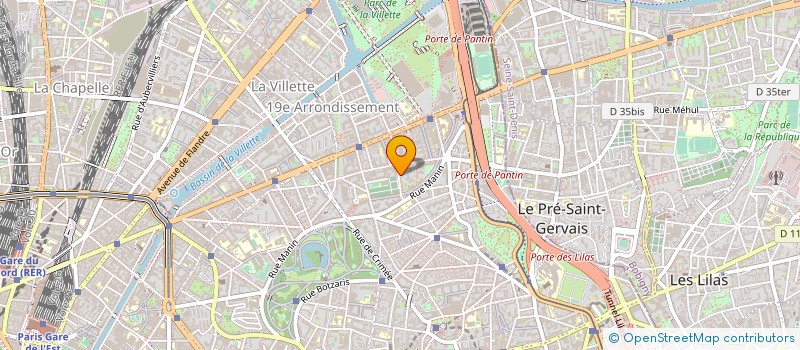 localisation de l'entreprise ADIBU à PARIS