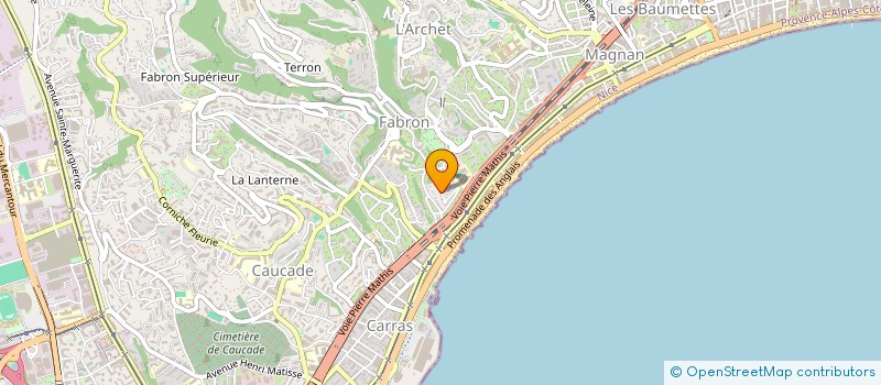 localisation de l'entreprise ADICA à NICE