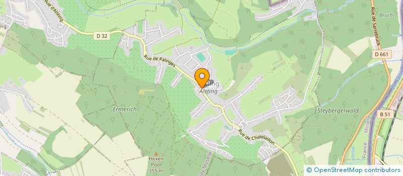 localisation de l'entreprise ADICED à ALSTING